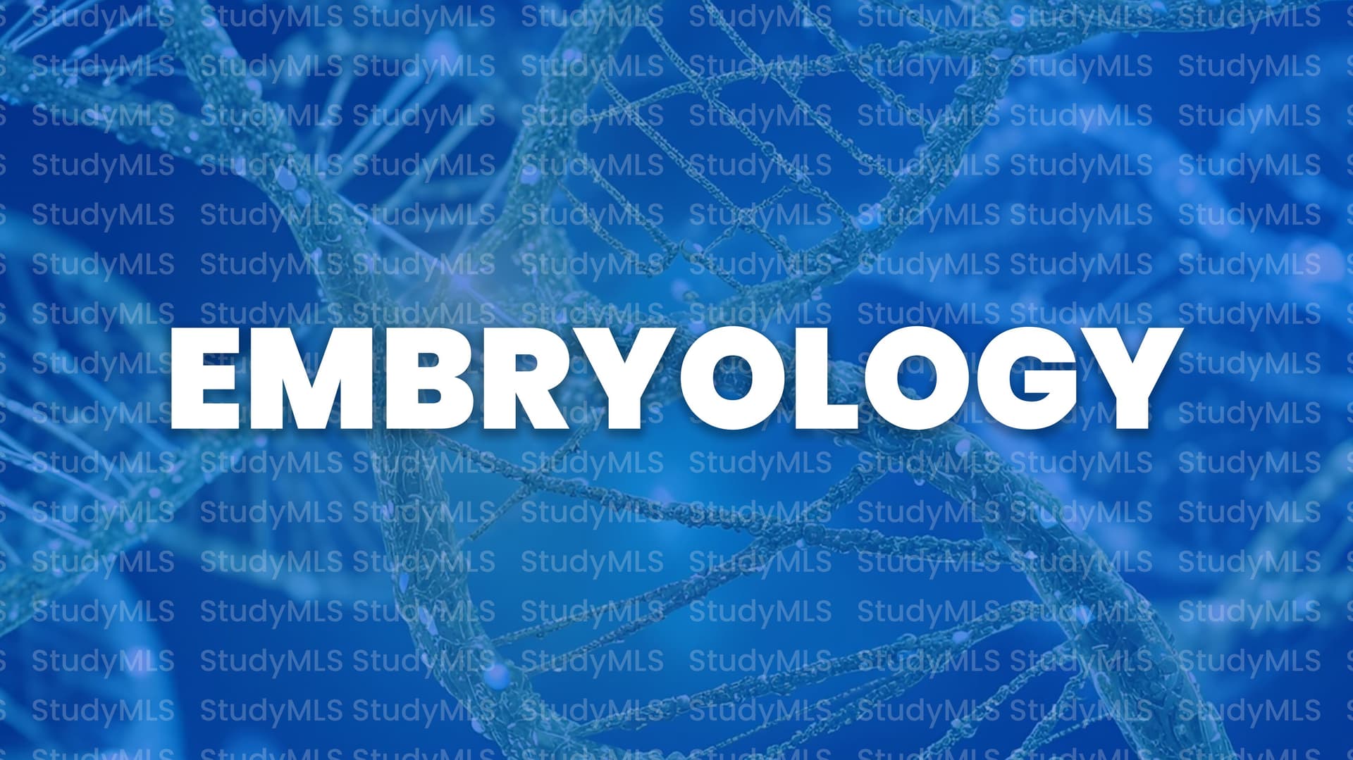 EMBRYOLOGY Course