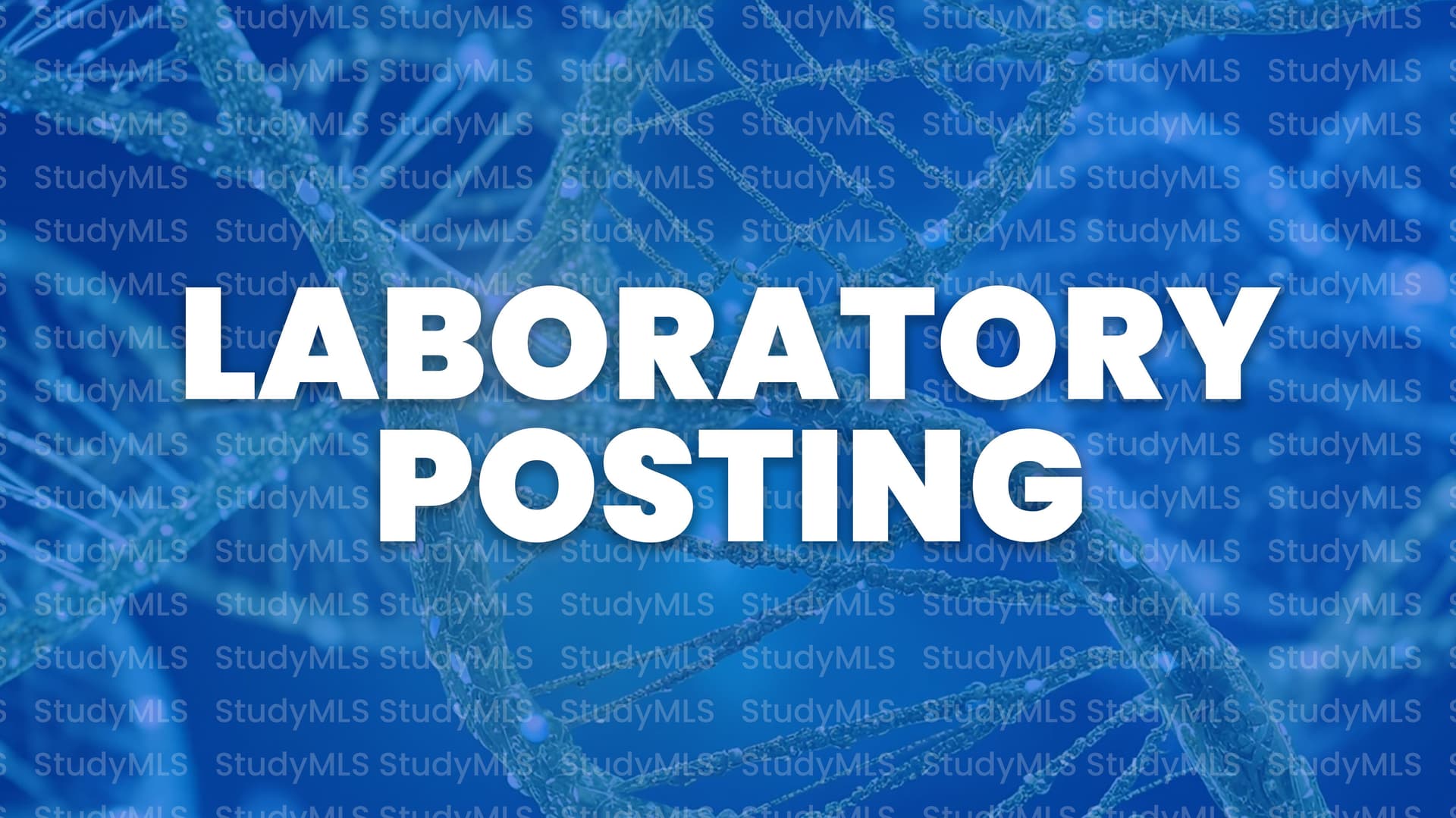 LABORATORY POSTING Course